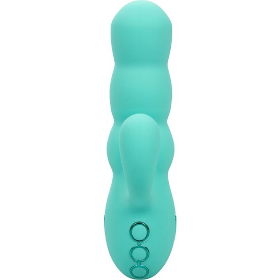 California Exotics DEL MAR DIVA VIBRATOR RABBIR AQUA GREEN BY CALIFORNIA DREAMING