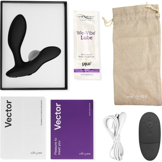 We-Vibe DITTO+ ANĀLĀS PLŪZAS VIBRATORS, MELNS