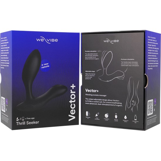 We-Vibe DITTO+ ANĀLĀS PLŪZAS VIBRATORS, MELNS