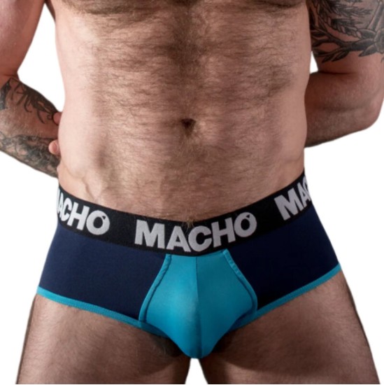 Macho Underwear MACHO — MS26A SLIP BLUE/BLUE L