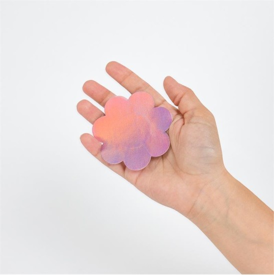 Secret Play Oho, krūtis! Krūšu krūšu vāki, ziedu formas hologrāfiski