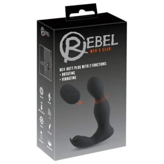 Rebel RC Butt Plug with 2 Functions