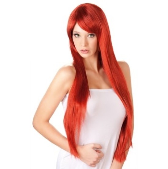 Cottelli Accessoires Long Straight Red Wig