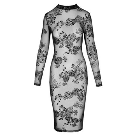 Noir Kleita Flock Print M