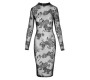 Noir Kleita Flock Print M