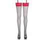 Cottelli Legwear Zeķes melnas/sarkanas 8