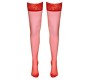 Cottelli Legwear Sarkanas pieturas zeķes 2