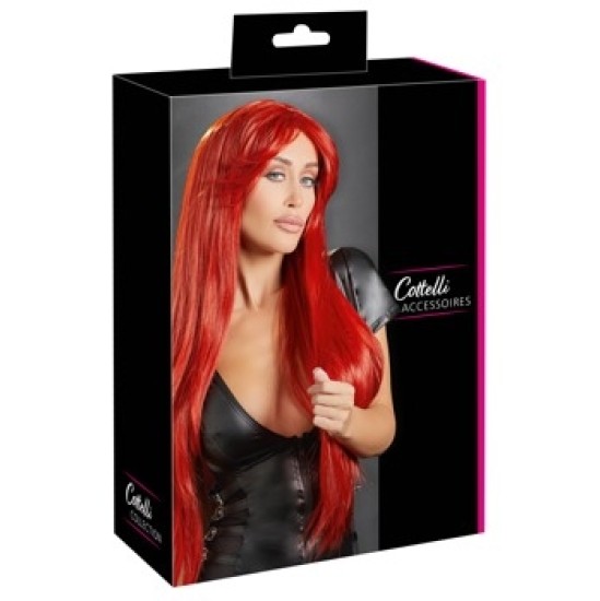 Cottelli Accessoires Long Straight Red Wig