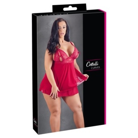 Cottelli Curves Babydoll red 2XL