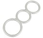 You2Toys Metallic Silicone Triple Ring