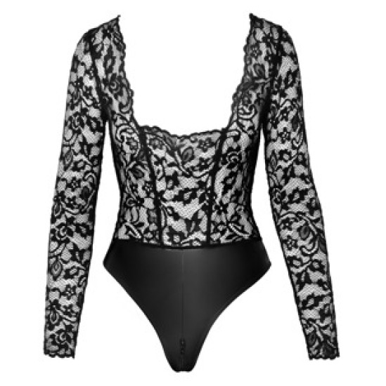 Noir lace body L