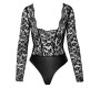 Noir lace body L