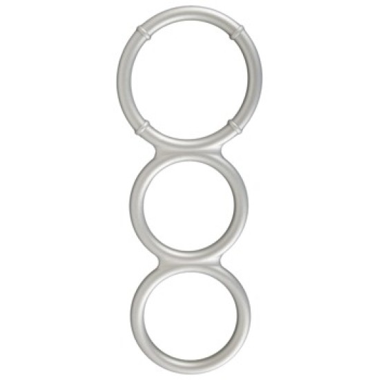 You2Toys Metallic Silicone Triple Ring