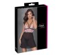 Cottelli Lingerie Babydoll must/roosa M