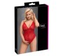 Cottelli Curves Crotchless Body punane XL