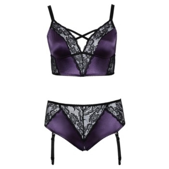 Cottelli Curves BH Set purple/black2XL