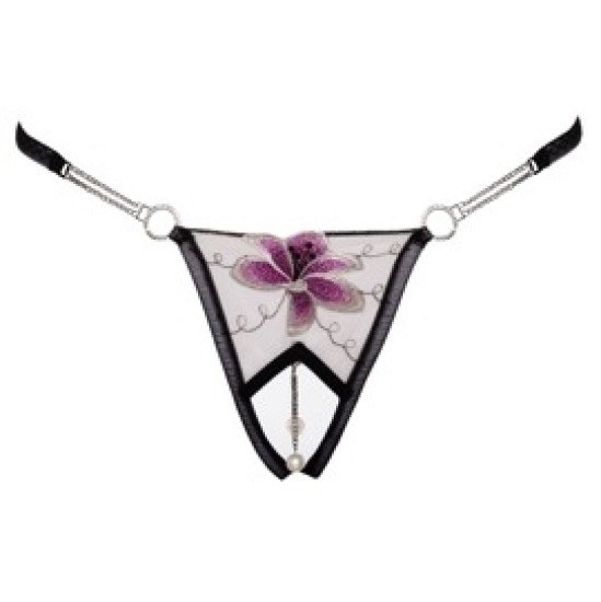 Cottelli Lingerie String Flower M/L