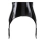 Black Level Vinyl Suspender Belt XS