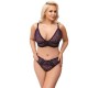 Cottelli Curves Bra Set purple XL