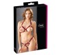 Cottelli Lingerie Krūštura komplekts atvērts sarkans S/M