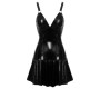 Black Level Vinyl dress flared XL