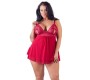 Cottelli Curves Babydoll punane 2XL