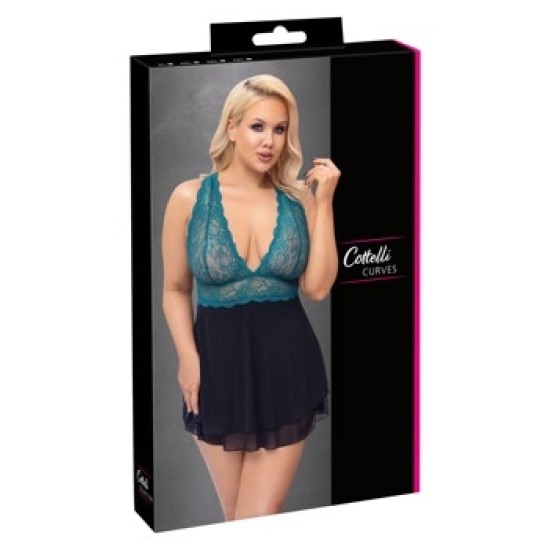 Cottelli Curves Babydoll petrol3XL