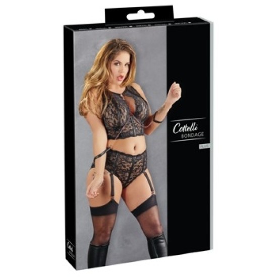 Cottelli Bondage Liemenėlės rinkinys Bondage 95F/2XL