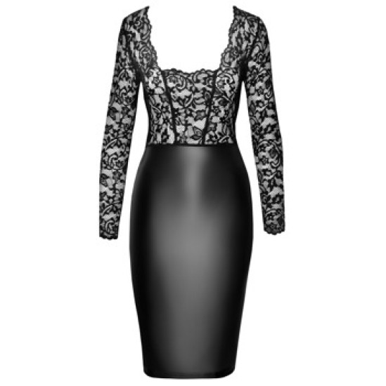 Noir lace dress S