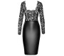 Noir lace dress S