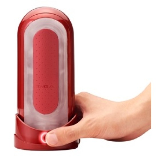 Tenga Flip 0 Red Warmer Package