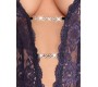 Cottelli Lingerie Korpuss melns/violeta L