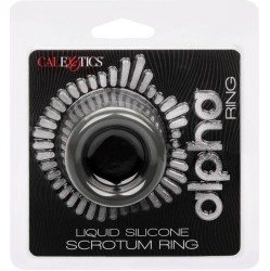 California Exotics ALPHA SCROTUM STRETCHING RING BLACK