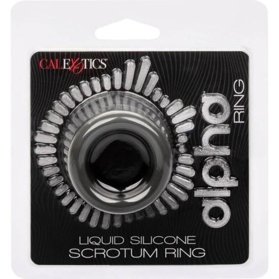 California Exotics ALPHA SCROTUM STRETCHING RING MELNĀ