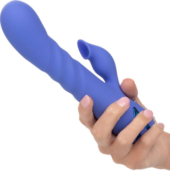 California Exotics LA LOVE VIBRATOR & SUCKER BLUE BY CALIFORNIA DREAMING