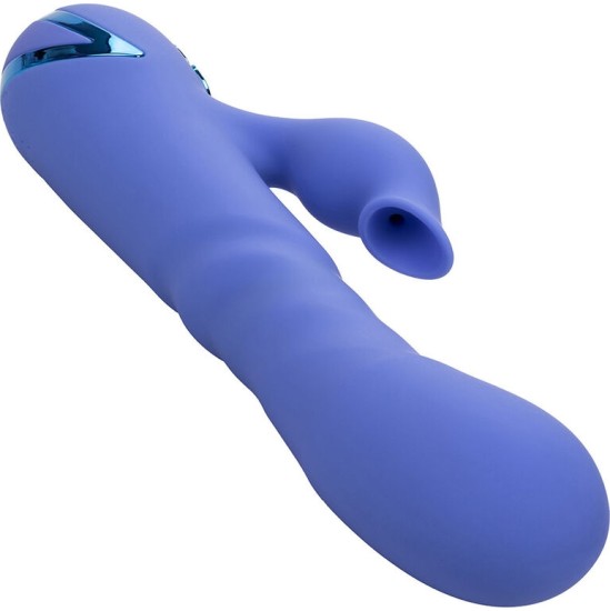 California Exotics LA LOVE VIBRATOR & SUCKER BLUE, BY CALIFORNIA DREAMING