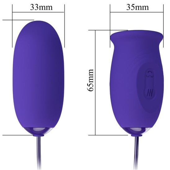 Pretty Love - DAISY YOUTH VIOLET RECHARGEABLE VIBRATOR STIMULATOR