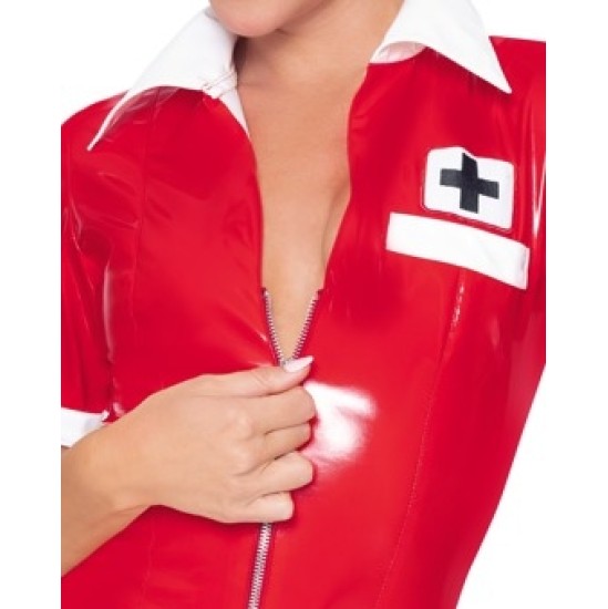 Black Level Vinyl Nurse red S