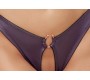 Cottelli Lingerie Bra and Briefs purple S