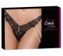 Cottelli Lingerie Stīga ar pērļu ķēdēm S/M