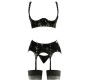 Black Level Vinyl Shelf Bra Set XL