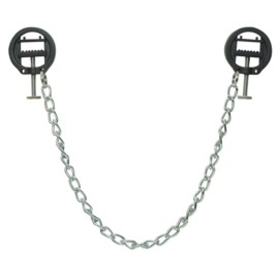 Fetish Collection Nipple Clamps with Metal Chain