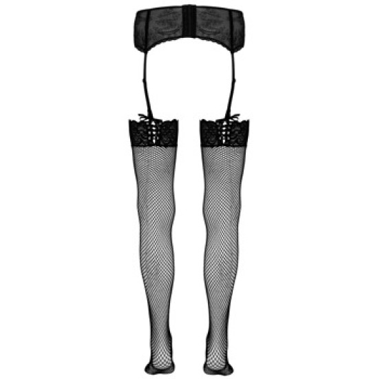 Cottelli Legwear Tīkla zeķes Mežģīnes S/M