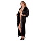 Cottelli Lingerie Kimono melns 2XL/3XL