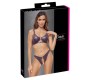 Cottelli Lingerie Bra and Briefs purple S