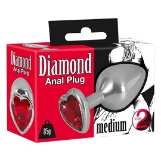 You2Toys Diamond Butt Plug medium