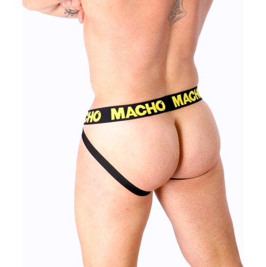 Macho Underwear MACHO — MX25A JOCK LYCRA YELLOW L