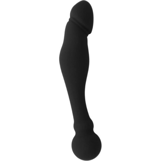 Black&Amp;Silver KARL G-PUNKTU STIMULĒJOŠAIS DILDO 18 CM