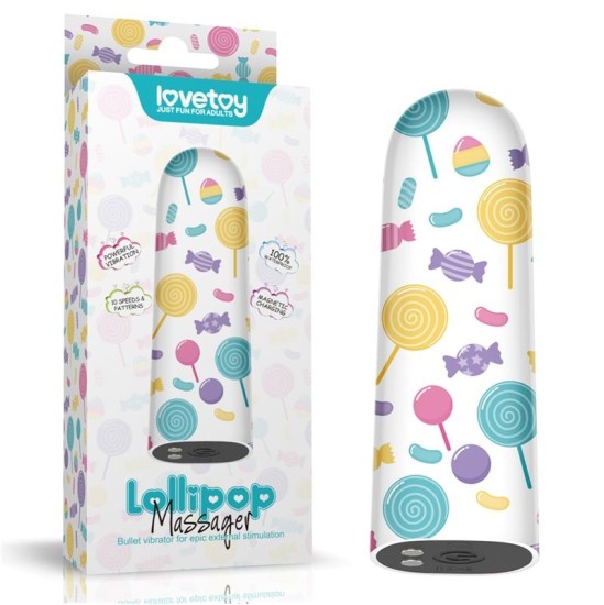 Lovetoy Vibrējošs Bullet Lollipop