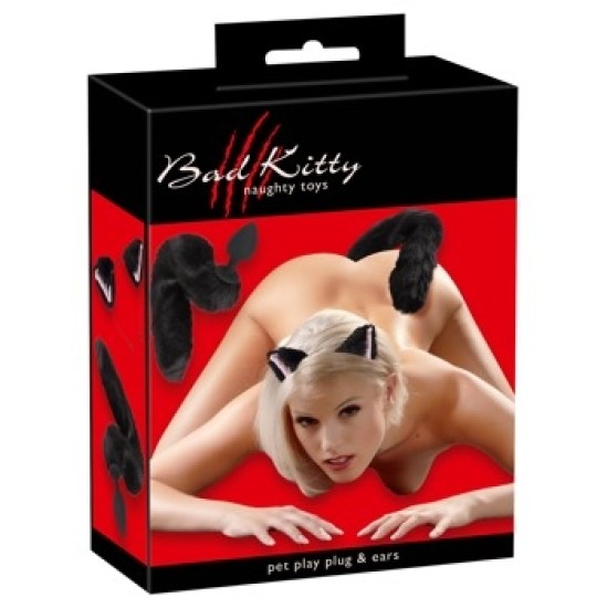 Bad Kitty Pet Play Plug & Ears